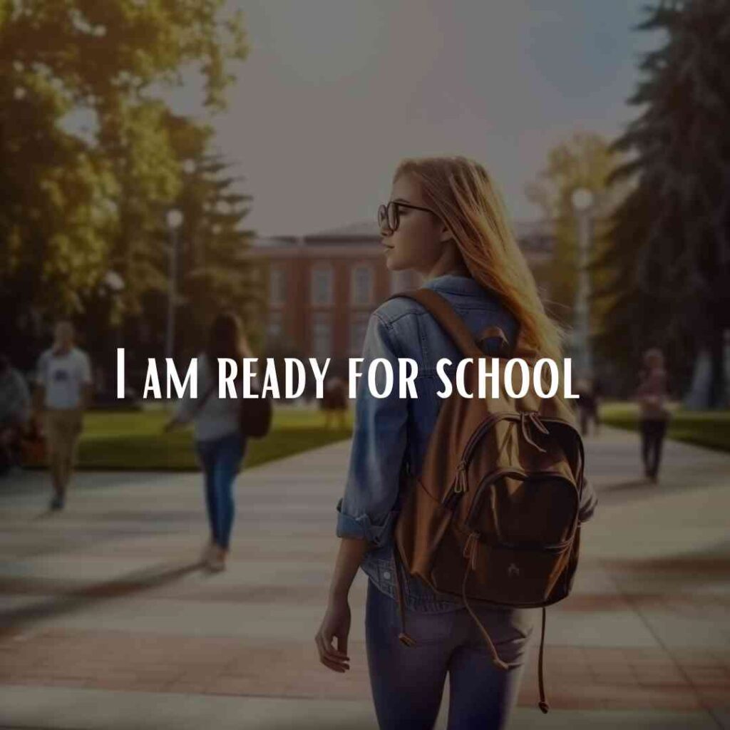 back to school affirmations