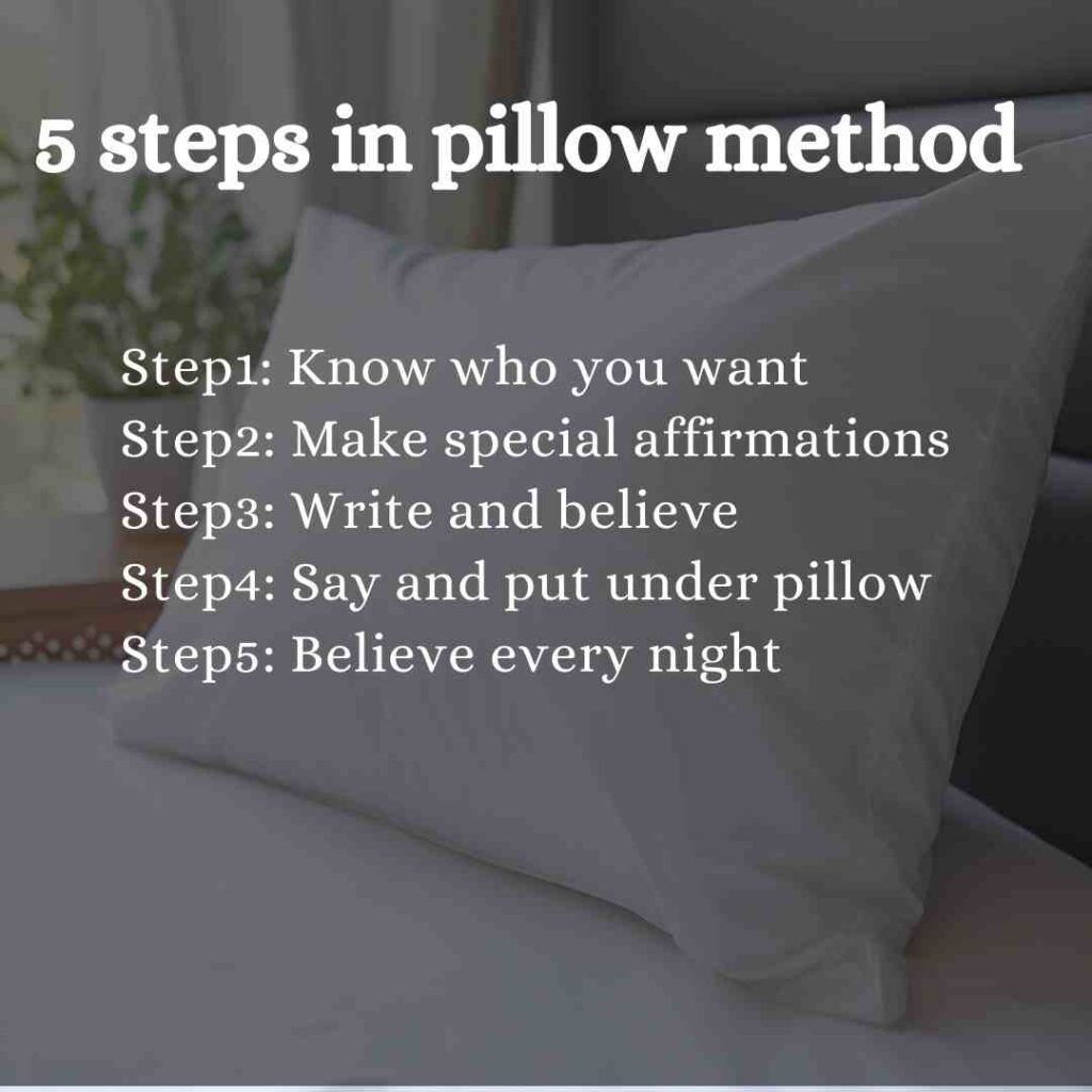 pillow method for manifestation