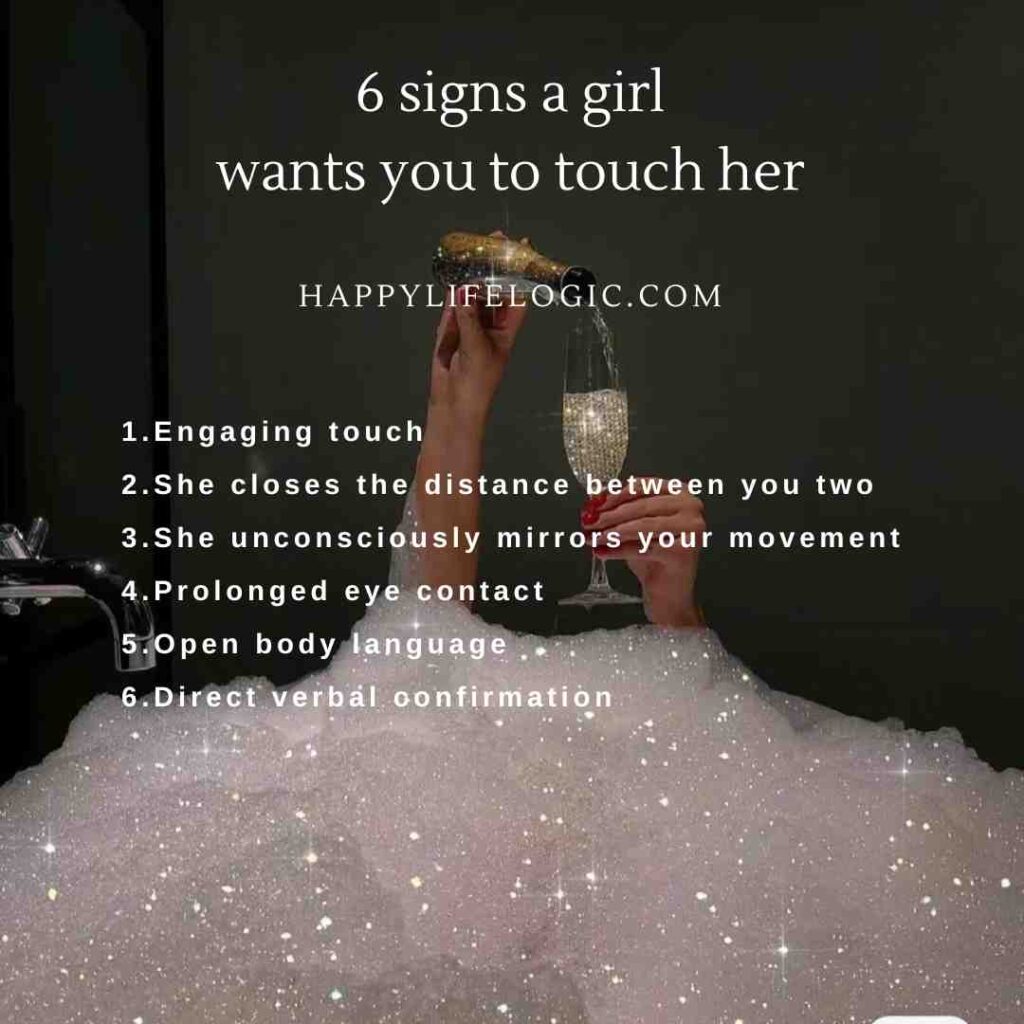 signs a girl wants you to touch her
