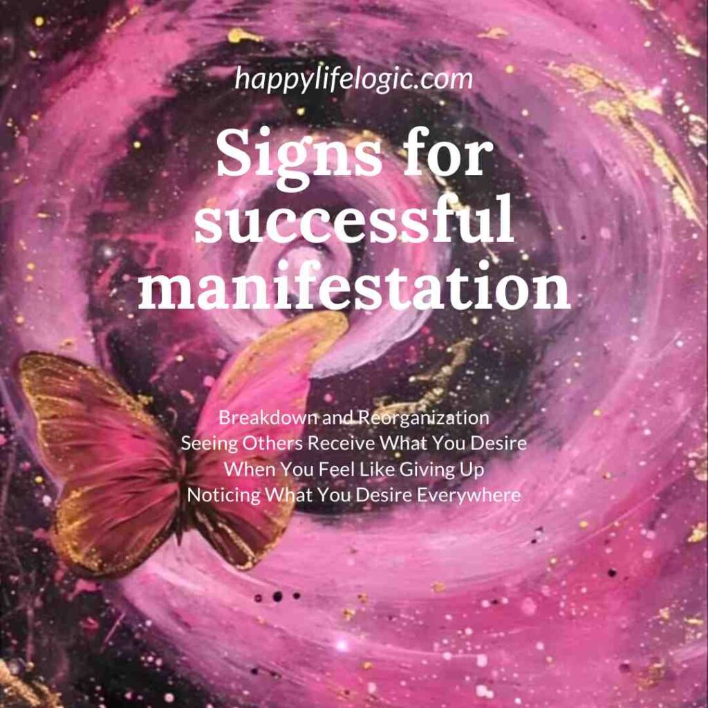Signs your Manifestation is Coming