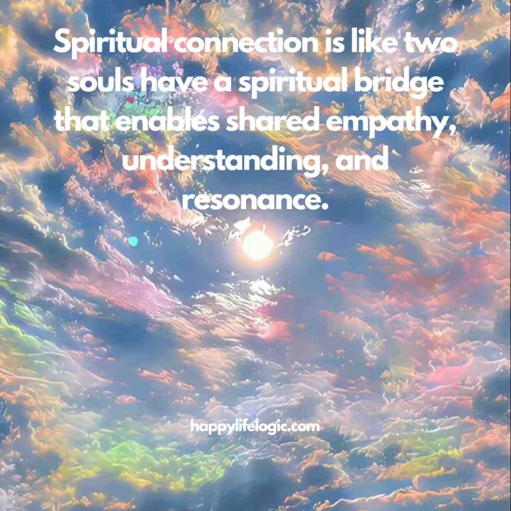 spiritual connections with someone